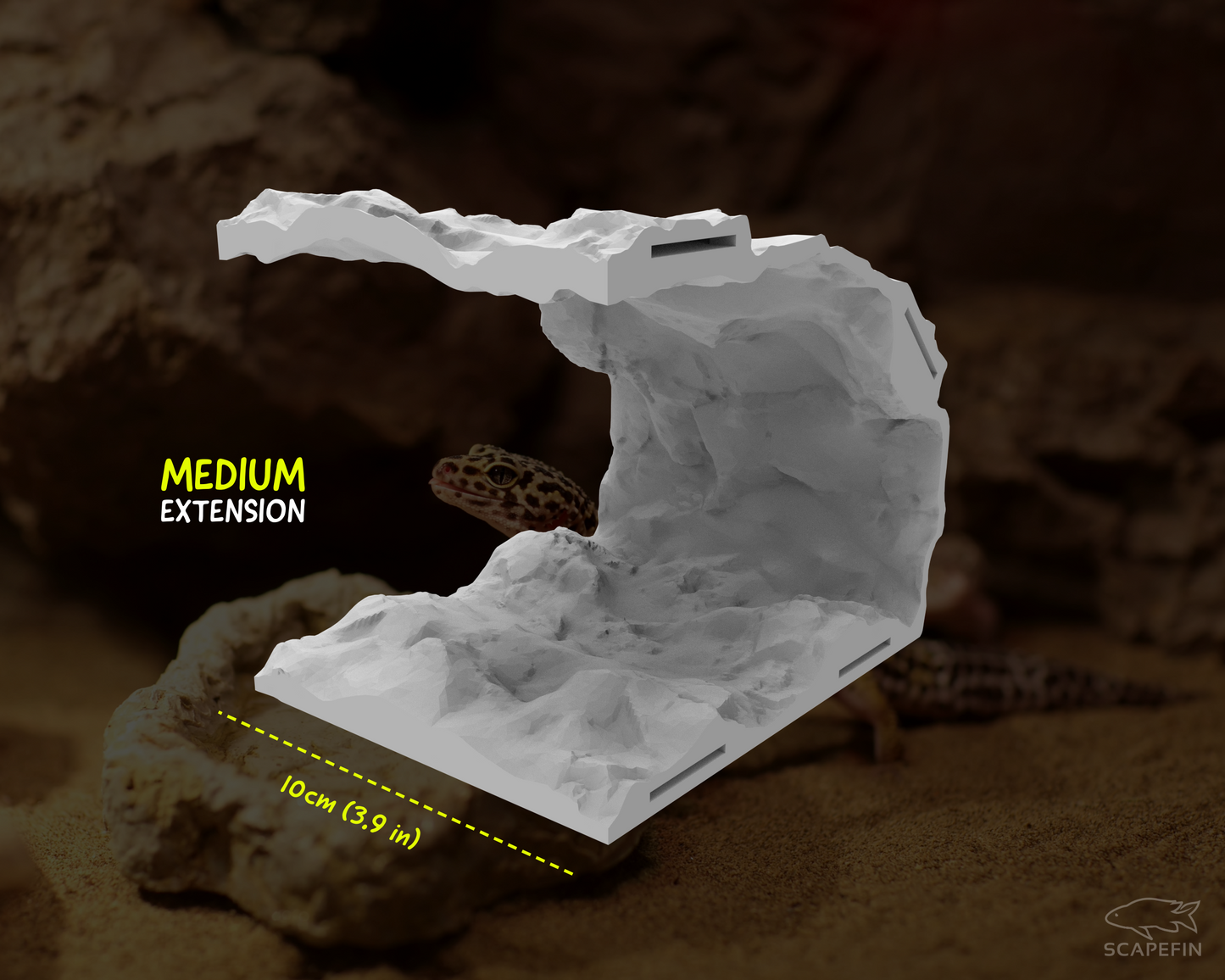 Modular Grotto Observation Cave | Build-Your-Own Aquarium & Terrarium Hide