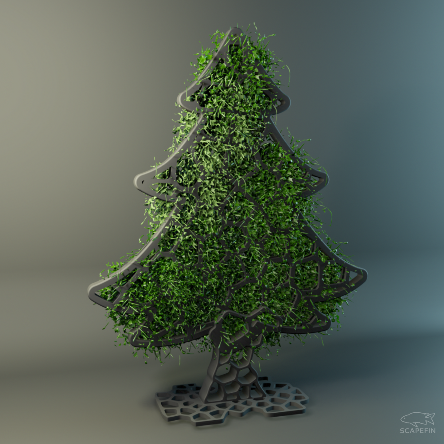 Tree Moss Grow-Out Frame for Aquatic Plants & Tank Decor, Perfect for Shrimp Tanks or Planted Aquariums, Holiday Decor