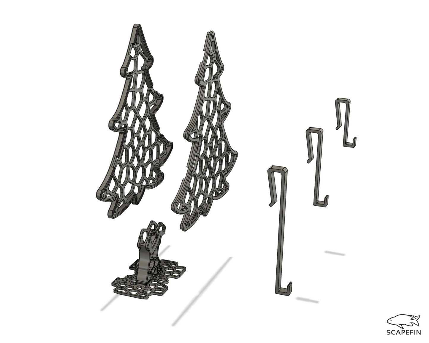 Tree Moss Grow-Out Frame for Aquatic Plants & Tank Decor, Perfect for Shrimp Tanks or Planted Aquariums, Holiday Decor
