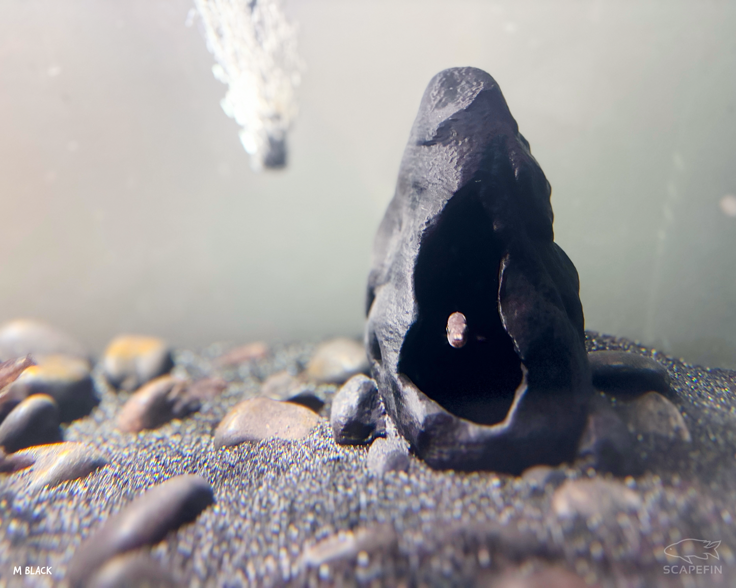 Menhir Hideaway | Aquarium & Terrarium Cave Shelter for Fish, Shrimp, Reptiles