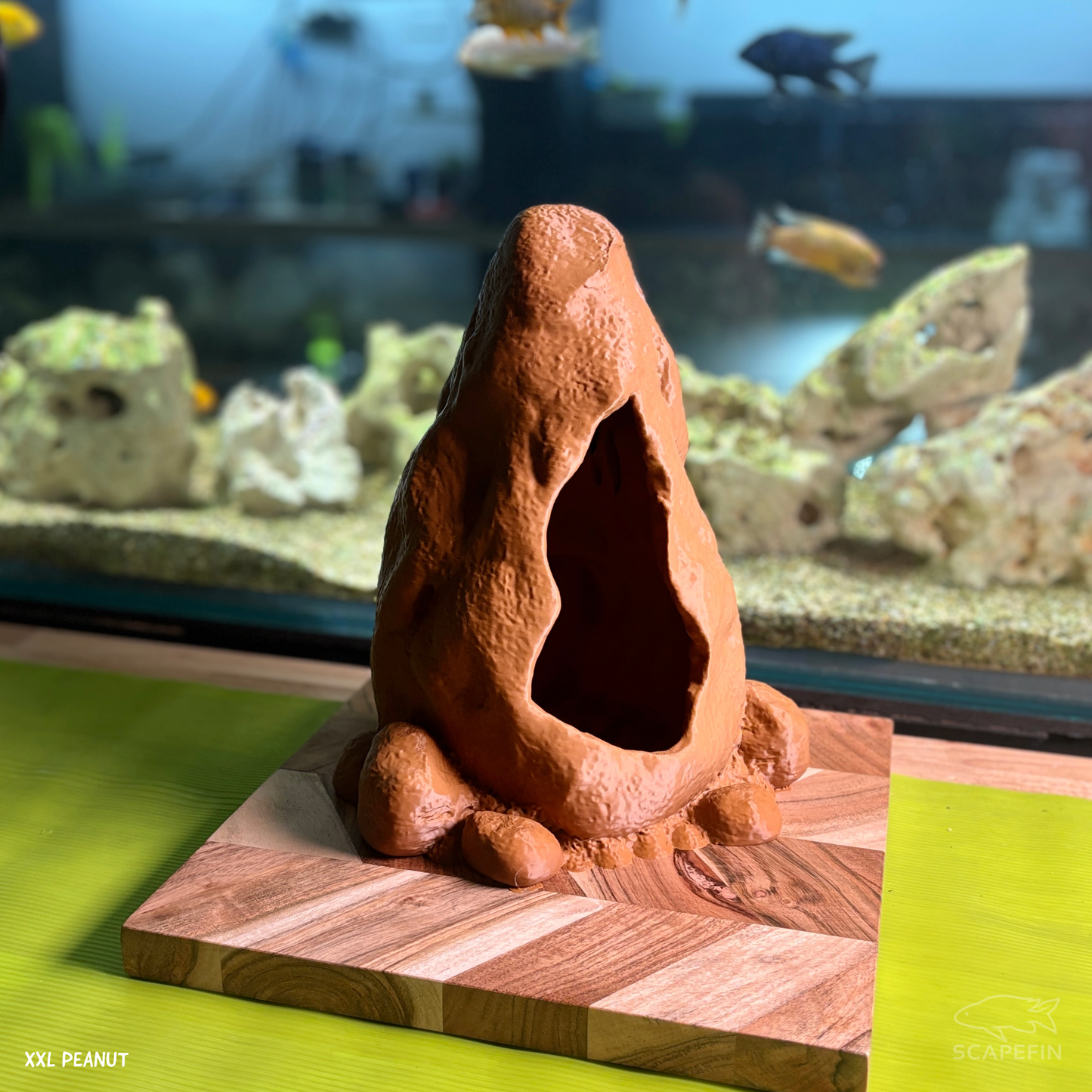 Menhir Hideaway | Aquarium & Terrarium Cave Shelter for Fish, Shrimp, Reptiles