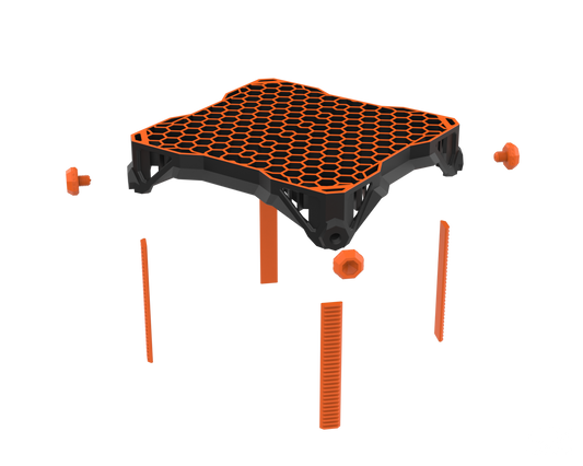 Reef Rack: Multi-Use Frag Rack & Protein Skimmer Stand - Adjustable Height