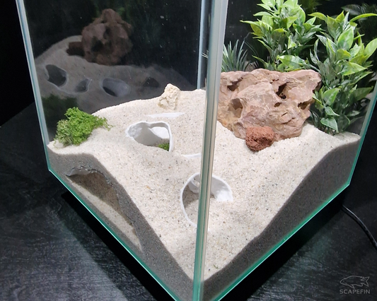 Triton Observation Cave | Aquarium & Terrarium Decor | Natural Hide for Fish, Plecos, Shrimp, Beetles or Reptiles