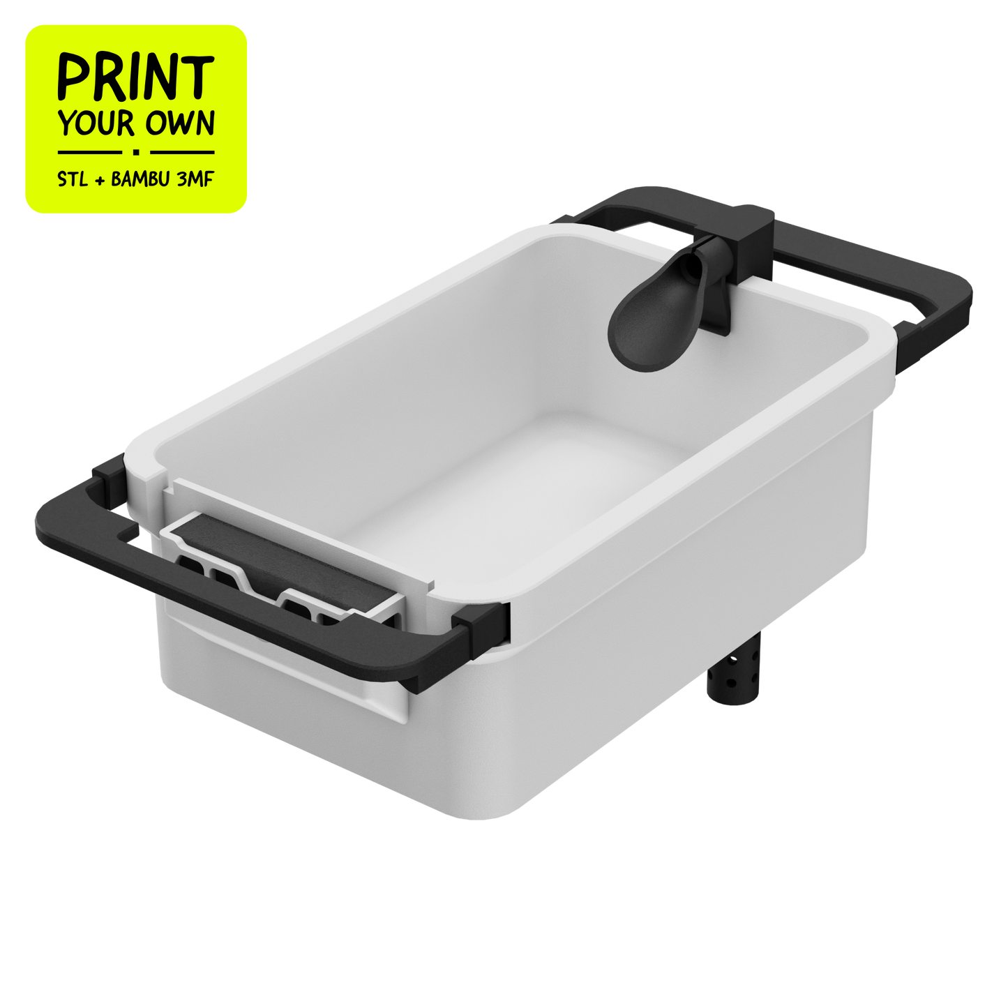 Air-Powered Fry Incubation Tray | 3D Printable File (STL + 3MF)