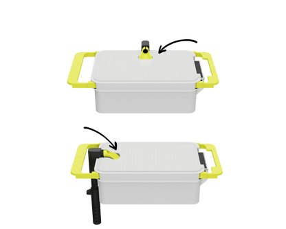 Air-Powered Fry Incubation Tray - Hang-On Aquarium System for Egg Incubation, Hatching & Fry Grow-Out