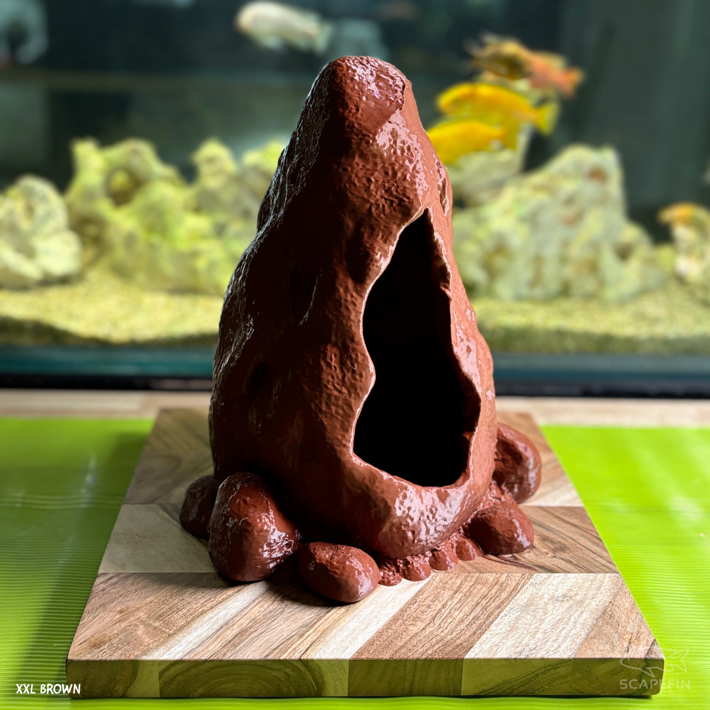 Menhir Hideaway | Aquarium & Terrarium Cave Shelter for Fish, Shrimp, Reptiles