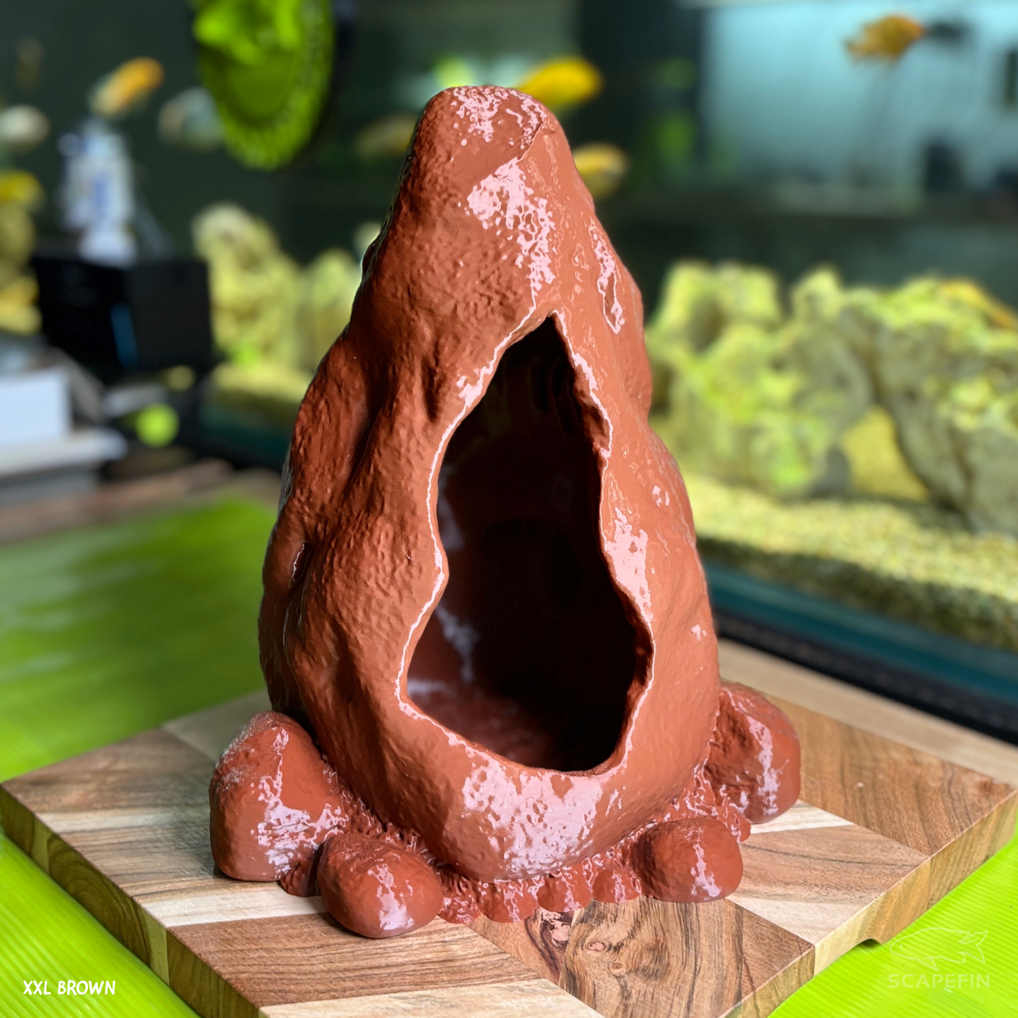 Menhir Hideaway | Aquarium & Terrarium Cave Shelter for Fish, Shrimp, Reptiles