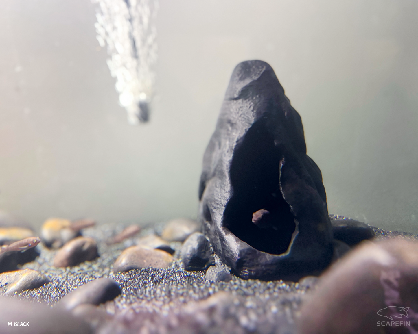 Menhir Hideaway | Aquarium & Terrarium Cave Shelter for Fish, Shrimp, Reptiles